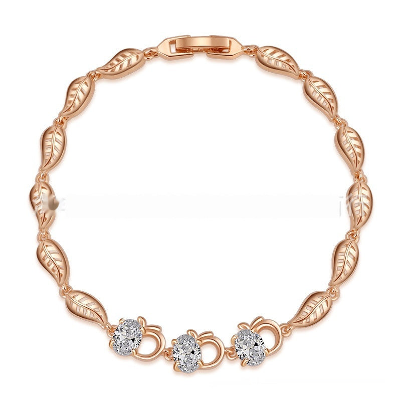 Simple Fashion Leaf Fruit Bracelet