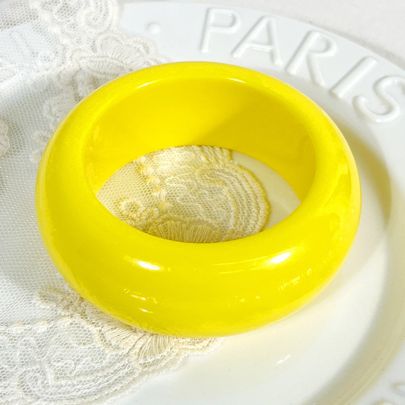 New Macaron Color Resin Bracelet