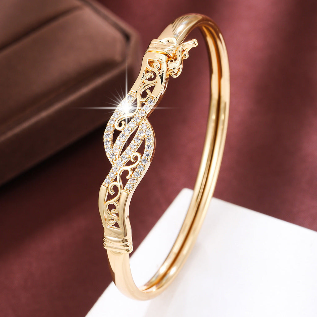 Ins Style Refined Grace All-match Micro Inlaid Zircon Bracelet