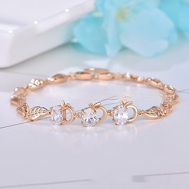 Simple Fashion Leaf Fruit Bracelet