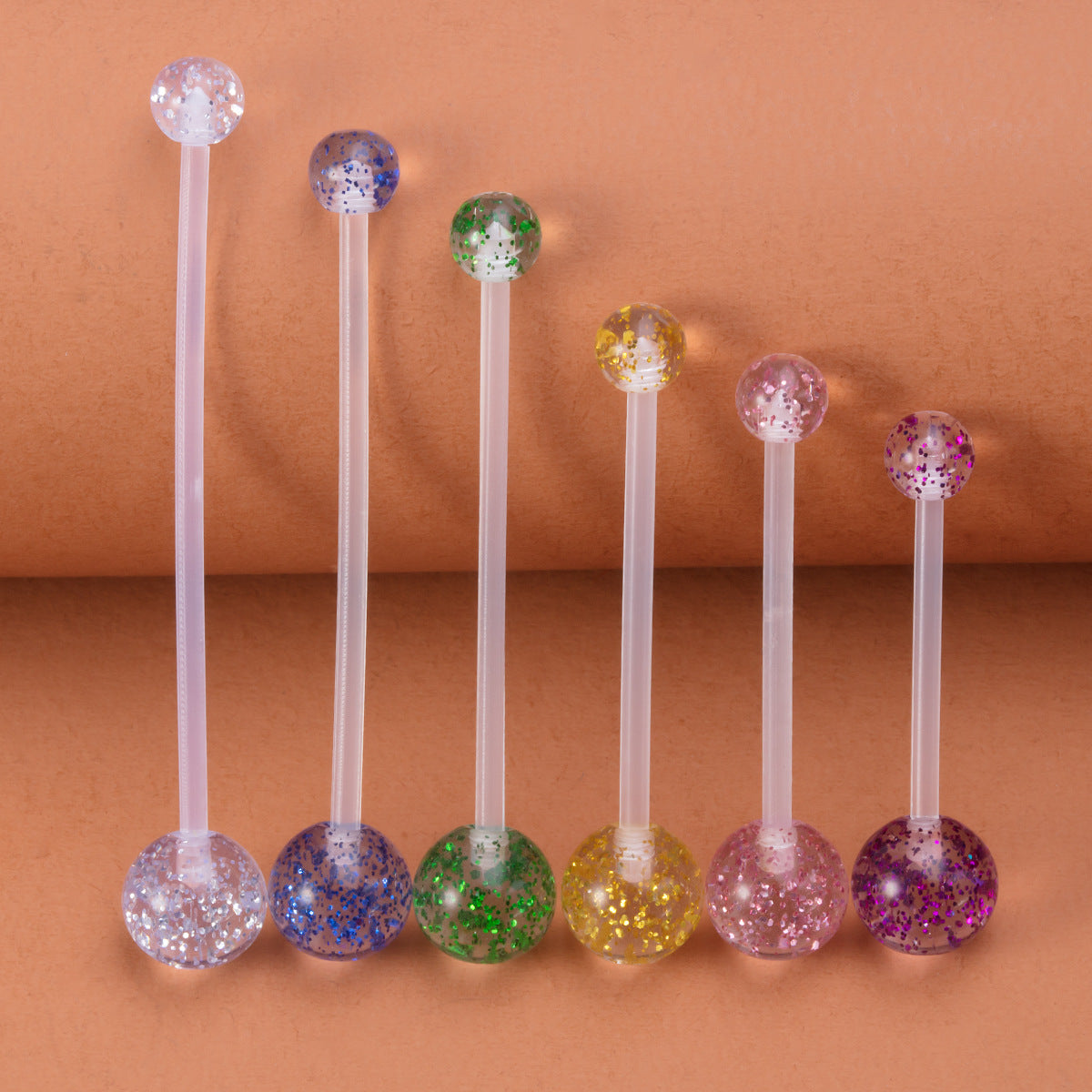 Acrylic More Sizes Belly Ring Soft Rod Transparent Rod Multi-color Optional Navel Decoration