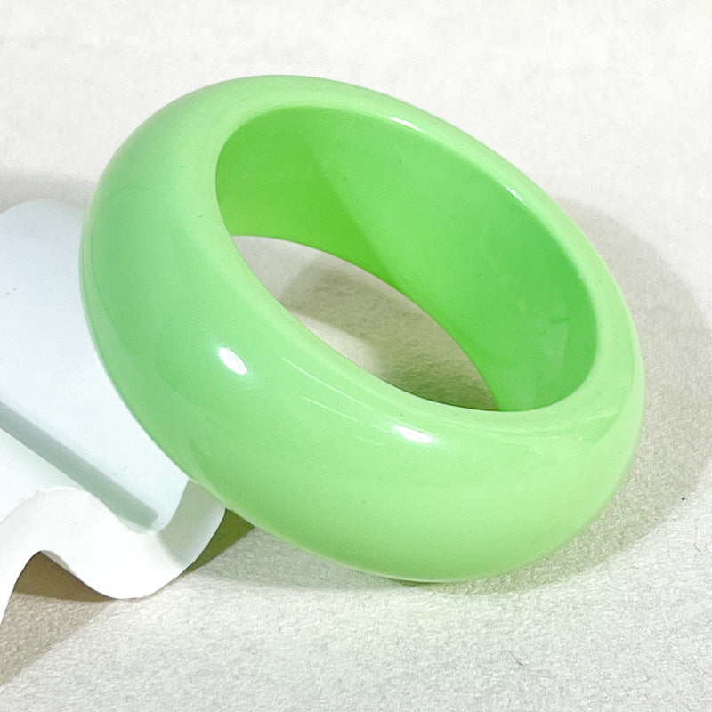 New Macaron Color Resin Bracelet