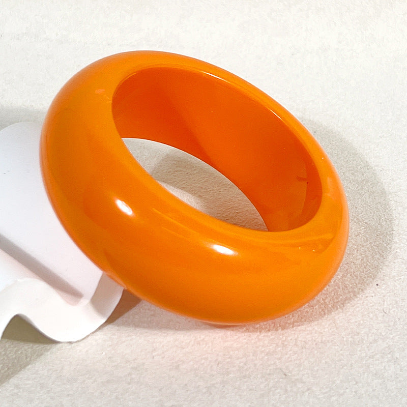 New Macaron Color Resin Bracelet