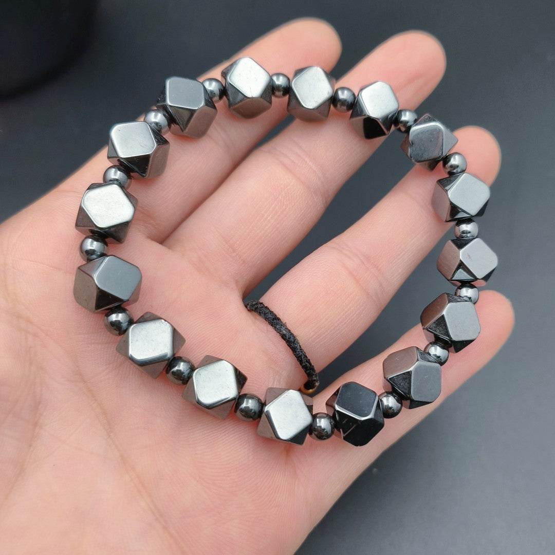 Hematite Bracelet Men's And Women's Bamboo Magnet