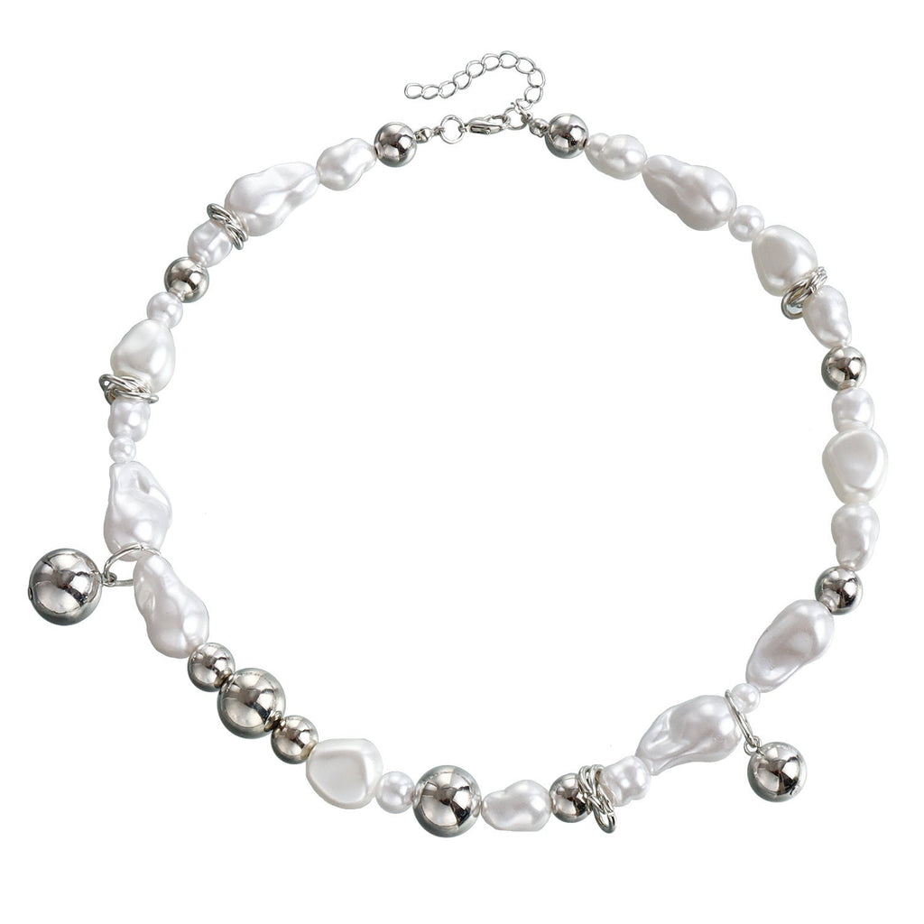 Europe And America Cross Border Ornament Exaggerated Large Beads Short Necklace